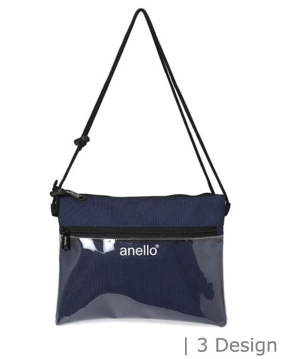 Anello Clear Vinyl Sacoche Bag