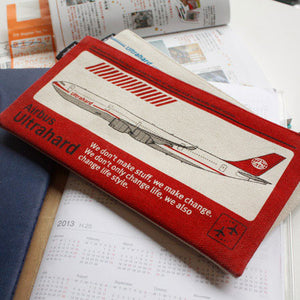 Ultrahard Pen Case - Bon Voyage Flight (Red)