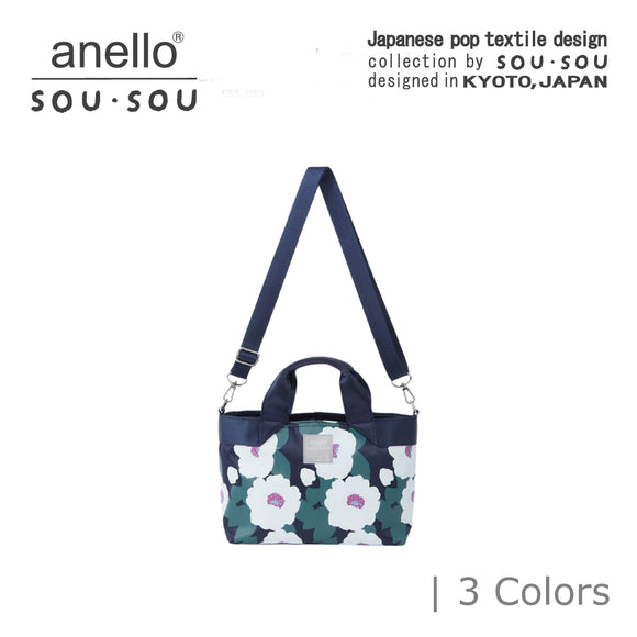 anello x SOU・SOU 2-Way Mini Tote Bag
